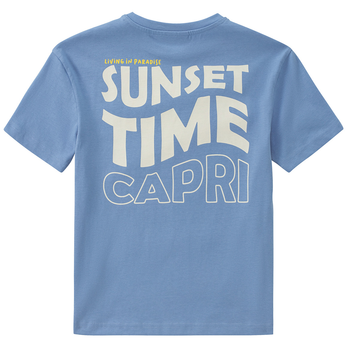 Jonas Nielsen Jungen T-Shirt mit Backprint hellblau