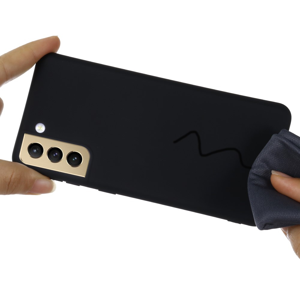 Samsung Galaxy S21 FE 5G Silikon Case Hülle - Schwarz