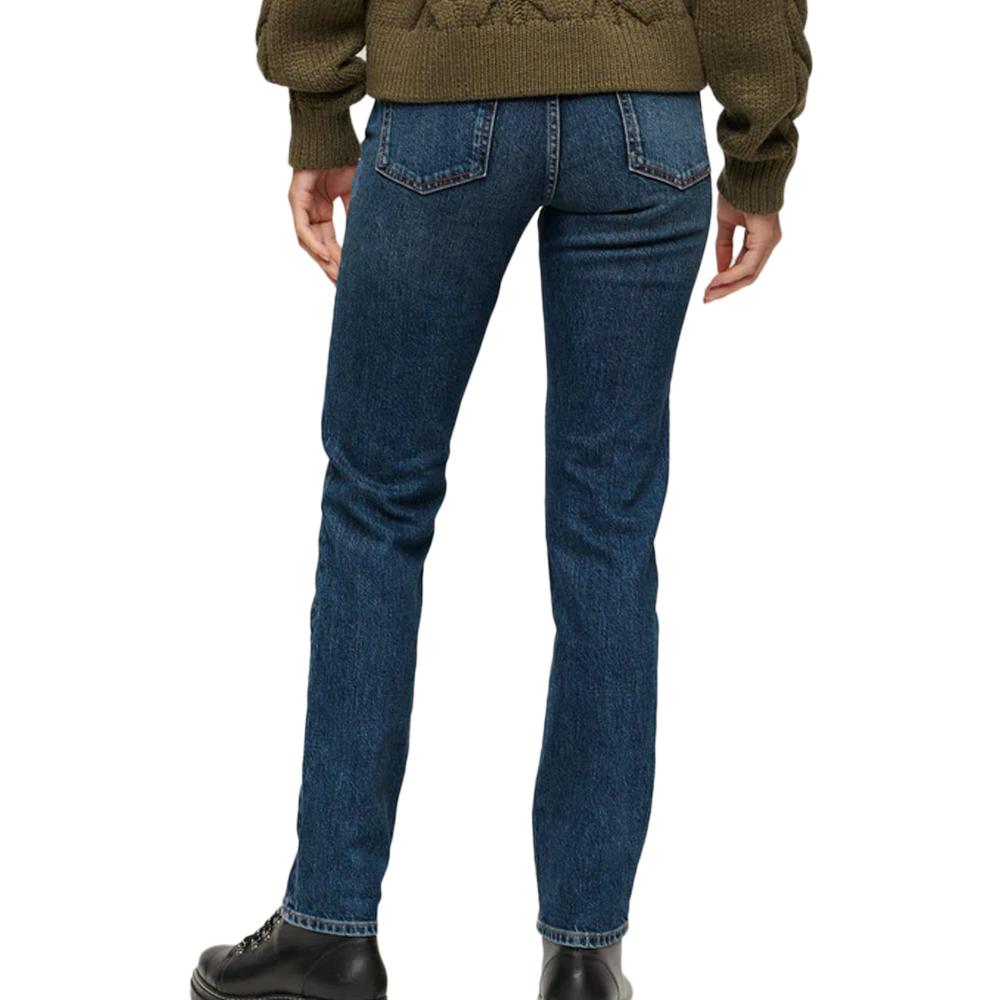 Superdry Jean Slim Bleu Femme Superdry Vintage Rise Sum