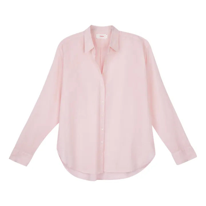 Xirena Chemise Beau Popeline de Coton | Rose bonbon
