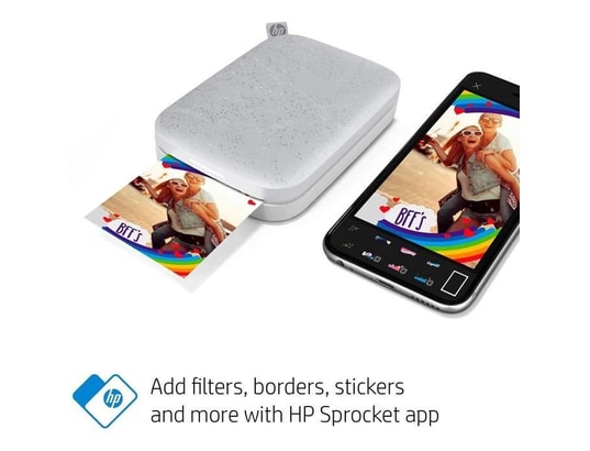 HP - Appareil photo instantané Sprocket printer 200 - imprimante instantanée 5 x 7,6 cm - ...