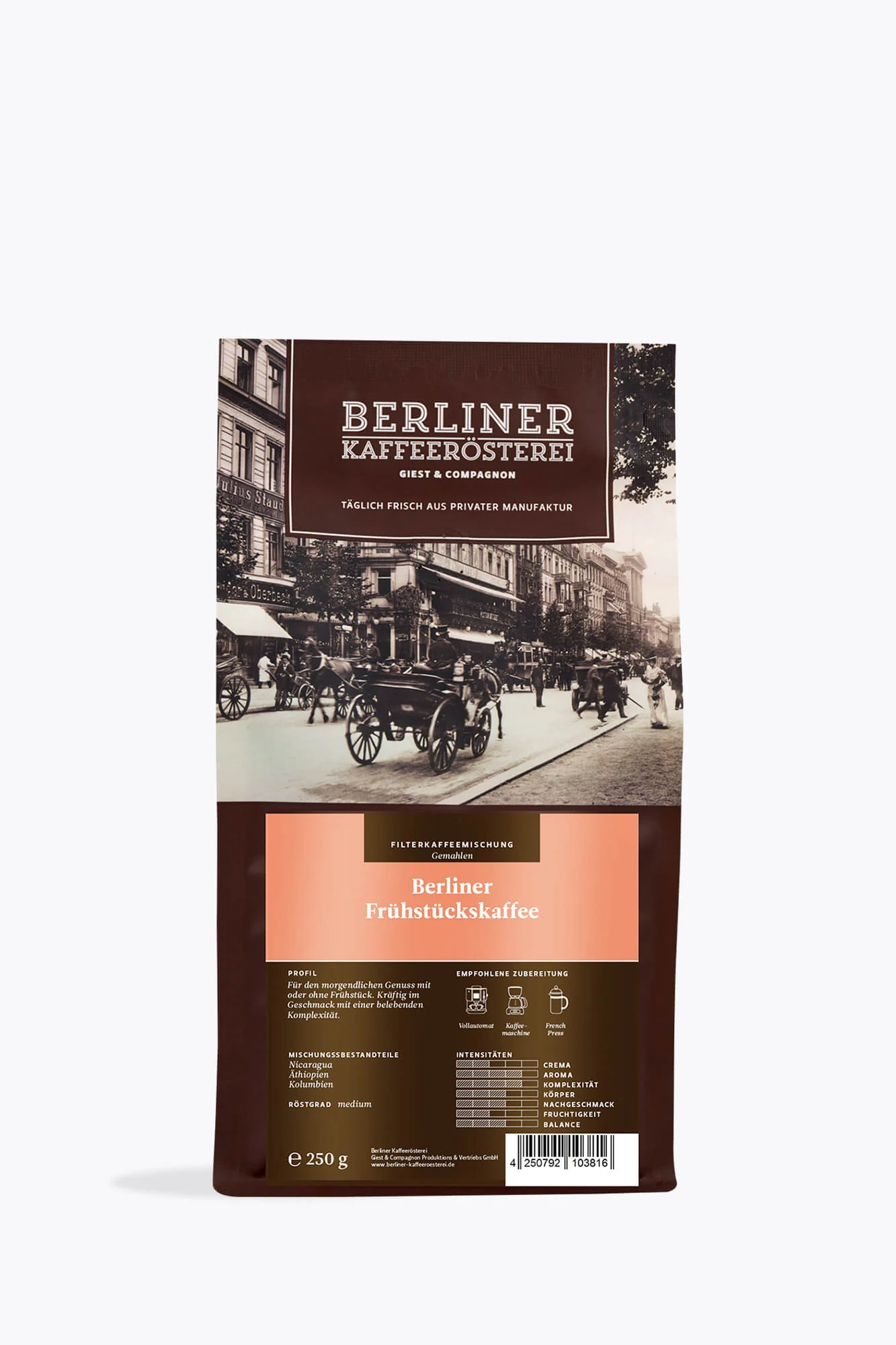 Berliner Kaffeerösterei Berliner Frühstückskaffee