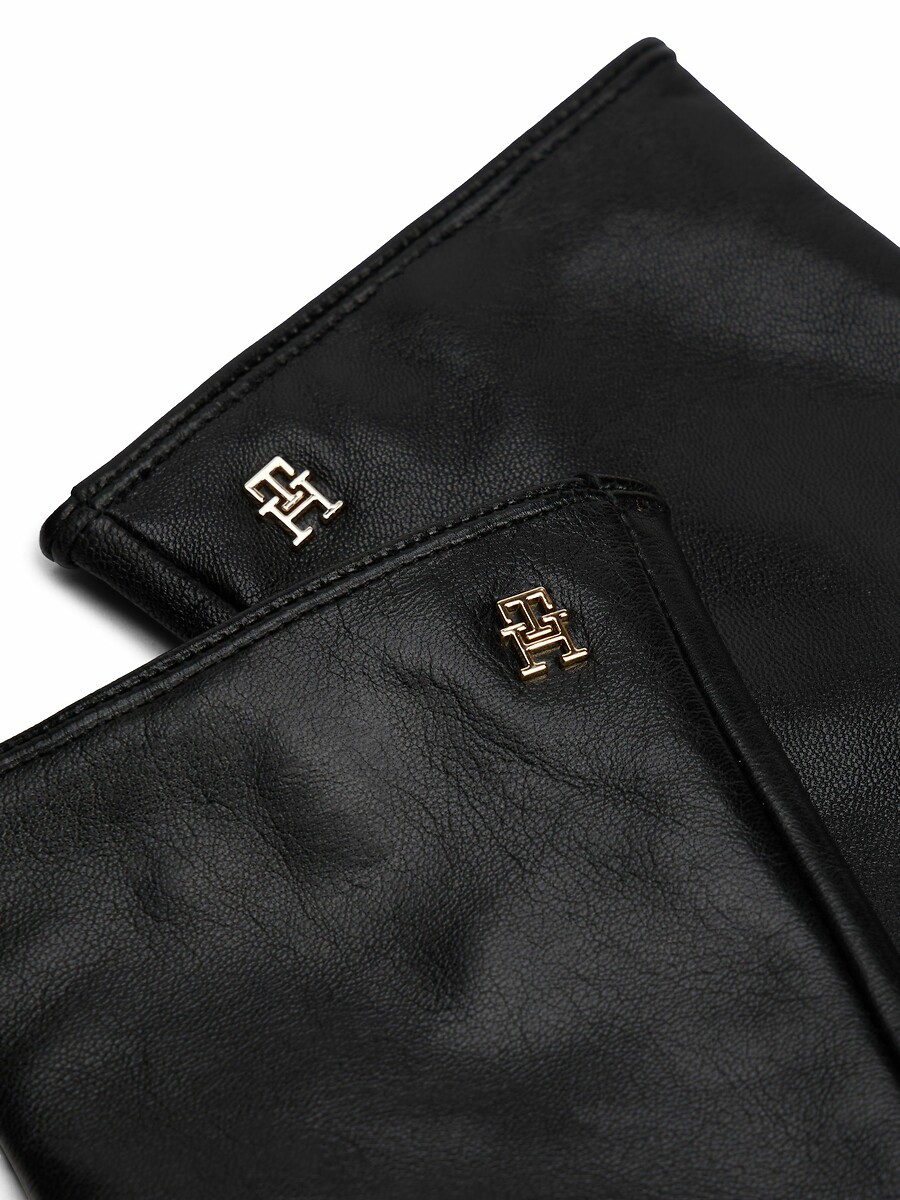 TOMMY HILFIGER<br>Luvas de couro Elegância sofisticada