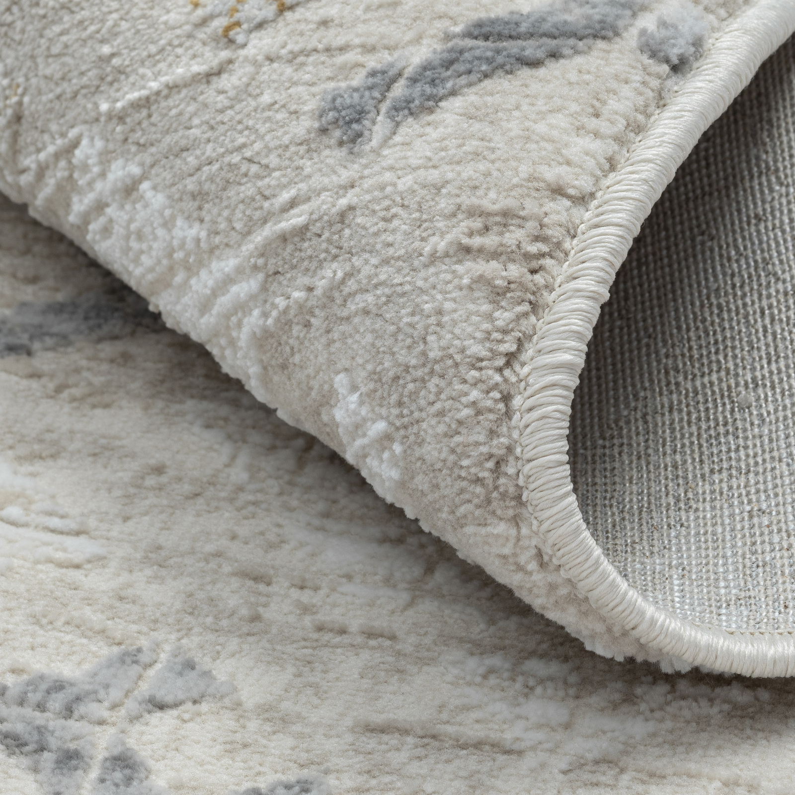 Kurzflorteppich MY TYPE - beige - Ø 120 cm