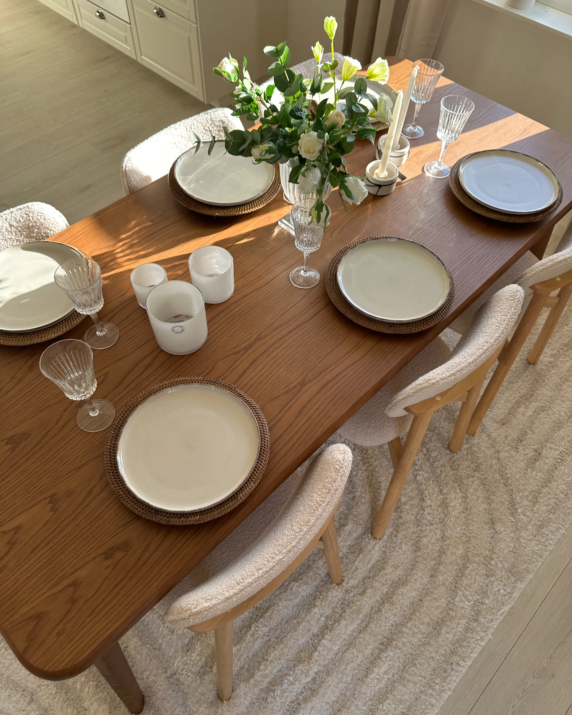 Eettafel KEHO Donker eikenhout 90 cm 200 cm