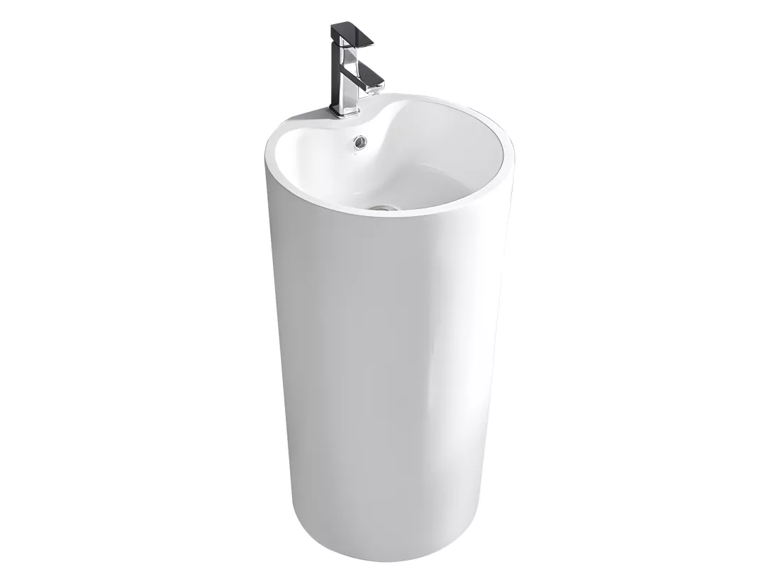 Vasque sur pied cylindrique TOTAM