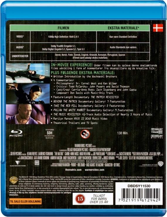 The Matrix 1 - Blu-Ray