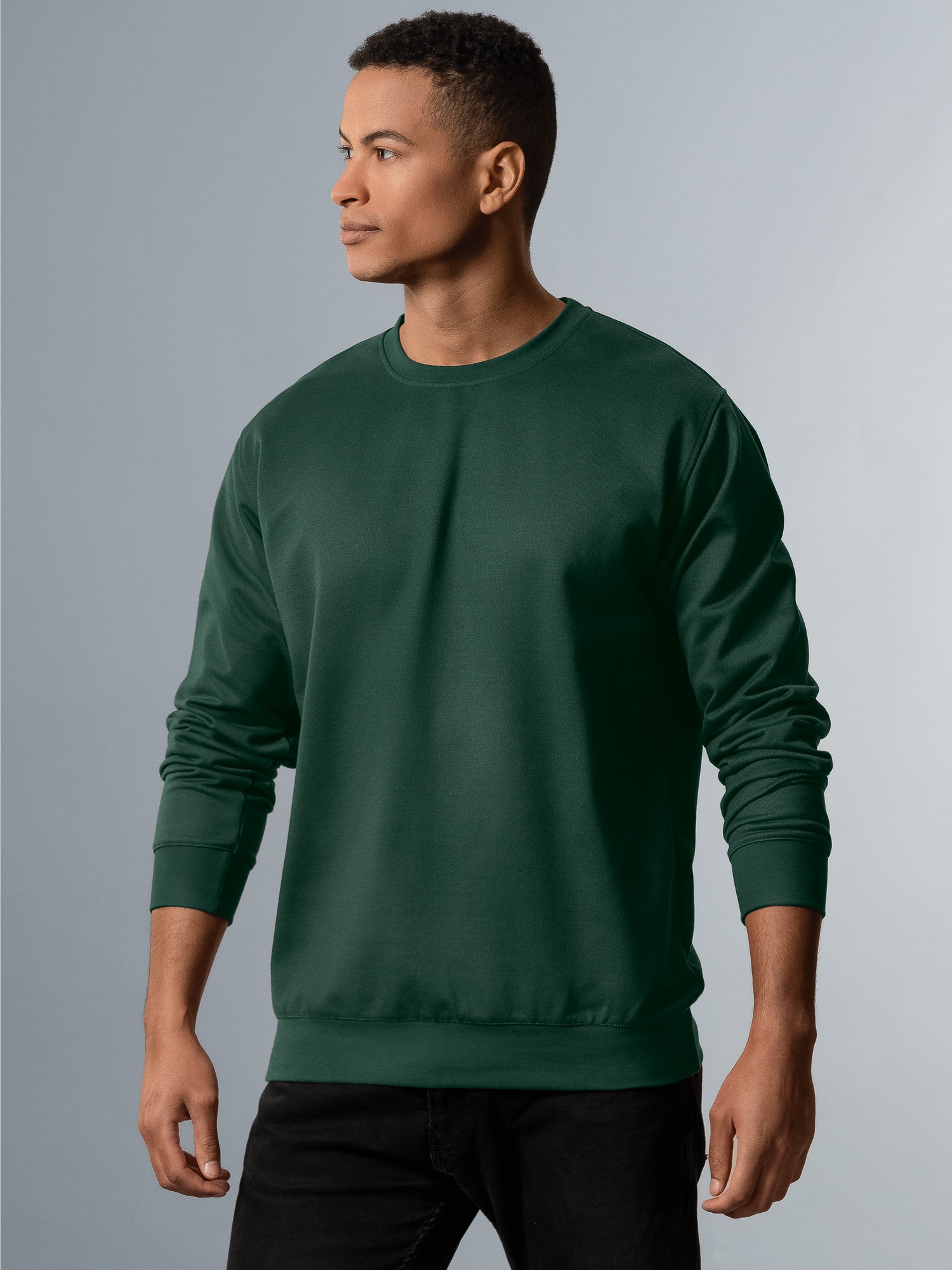 Sweatshirt aus Biobaumwolle Tanne