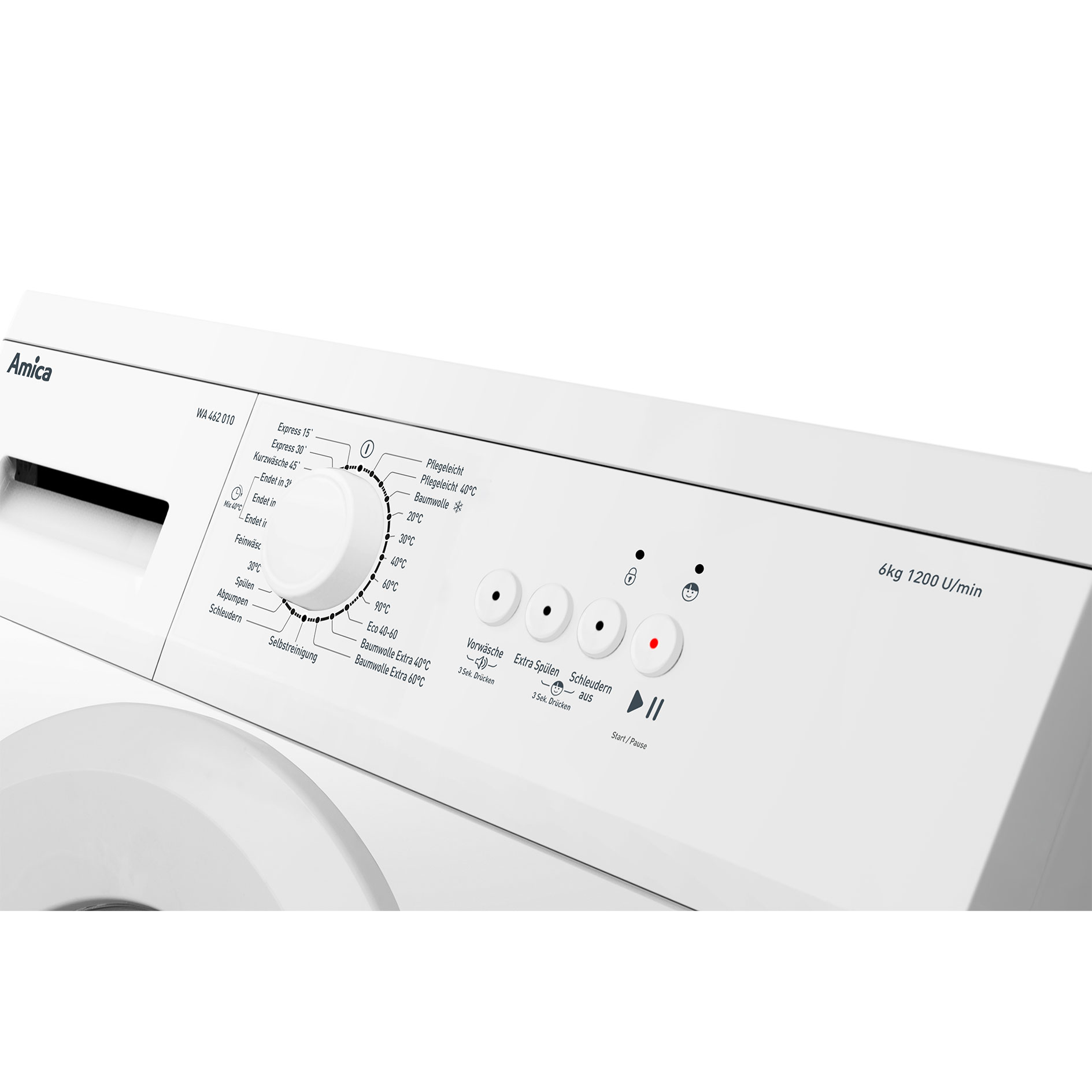 AMICA Waschmaschine WA 462 010 - weiß - 6 kg - D