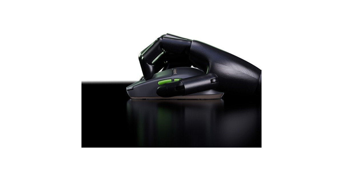 PulsarX2 CrazyLight Gaming Mouse - Volt Shadow  (Grijs/groen, 32,000 DPI, 8000 Hz)