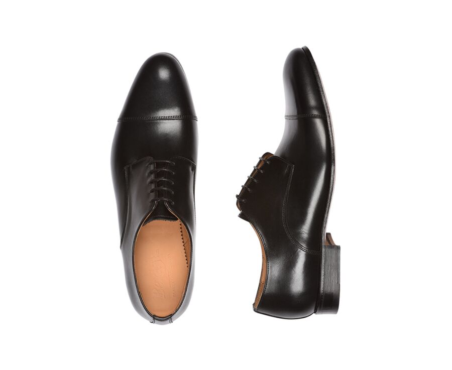 Derbies homme Noir semelle cuir - DURRINGTON