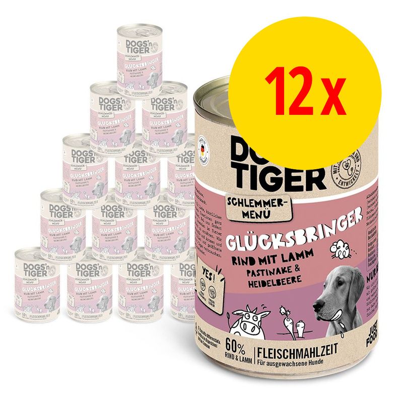 Lot Dogs'n Tiger Menu gourmet 12 x 400 g