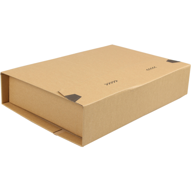 SendProof® Boekverpakking, golfkarton, 328x255x80mm, bruin