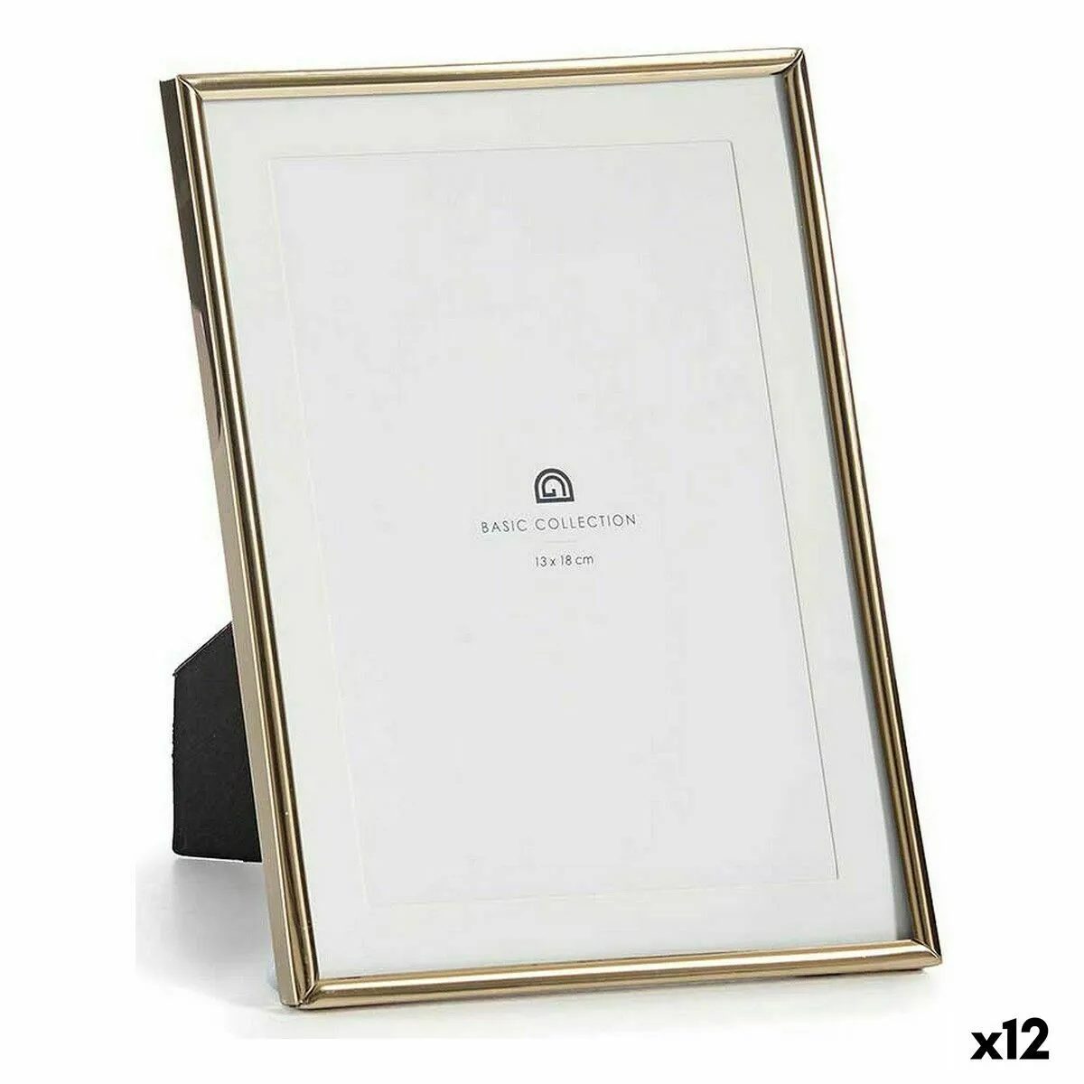 Gift Decor Cadre photo - Verre et Doré 12 Unités