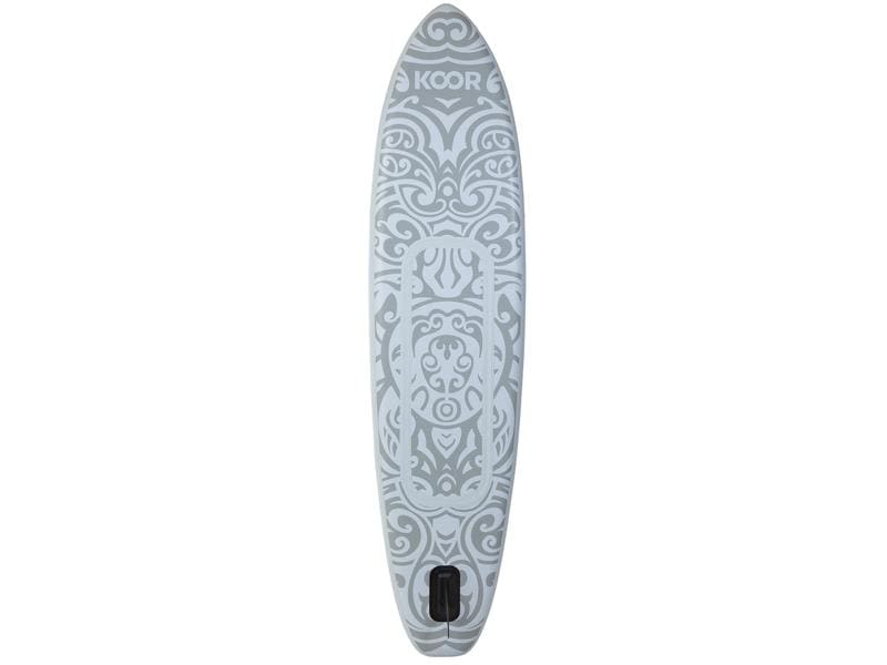 KOOR SUP Board Nuusa Allround 10'6 mit Doppelkammersystem Grossvolumiges, standsicheres Allround Stand-up-Paddling-Board mit Doppelkammersystem