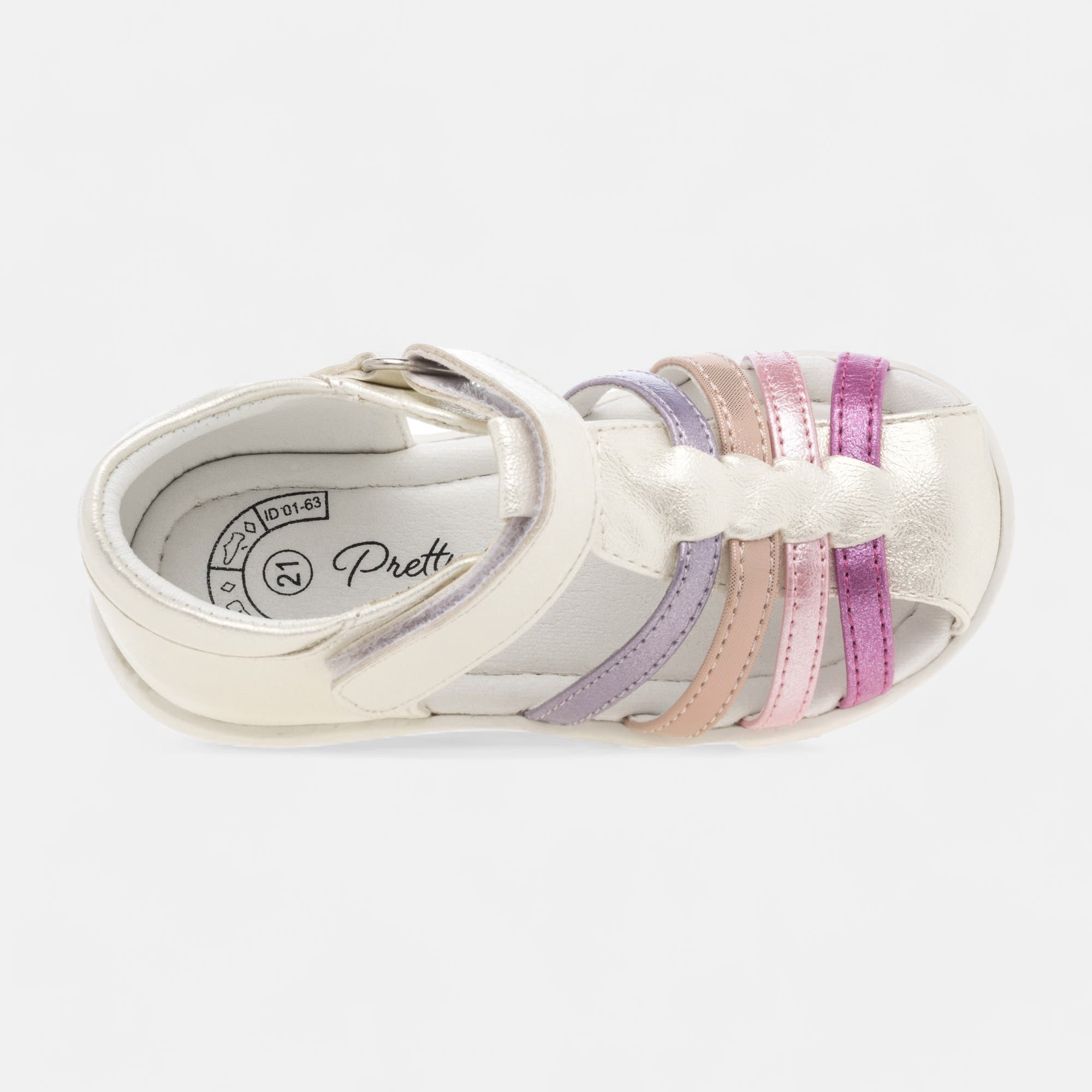 Nu-pieds Bébé fille blanc