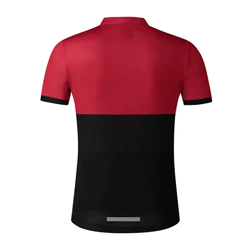 Shimano Elemento Fietsshirt Korte Mouwen Rood Heren