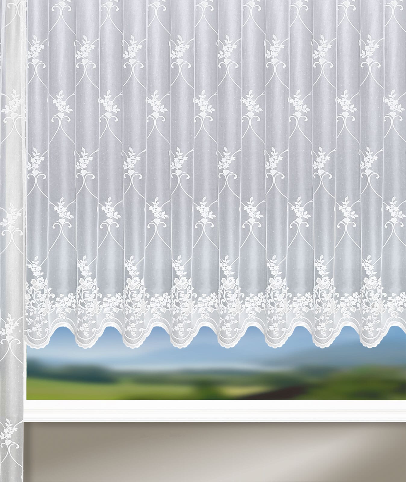 Kombischal Eni 125x300 weiß