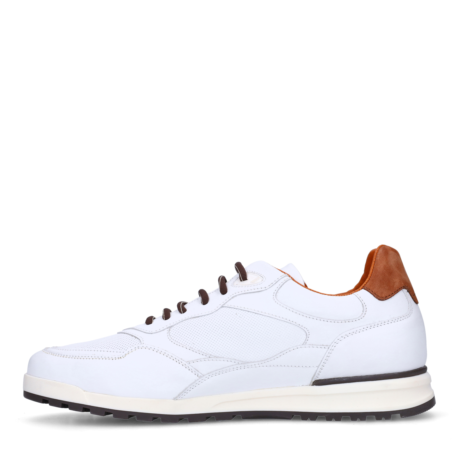 Witte leren sneakers