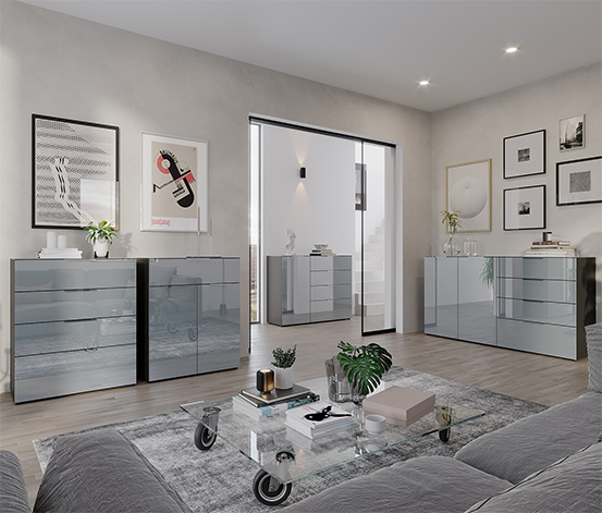 Sideboard »Laholm«, grau