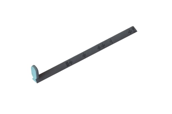 Leitz - Hullmaskinguide - ABS-plast - mørk grå - for P/N: 51800025, 51800035, 51800095