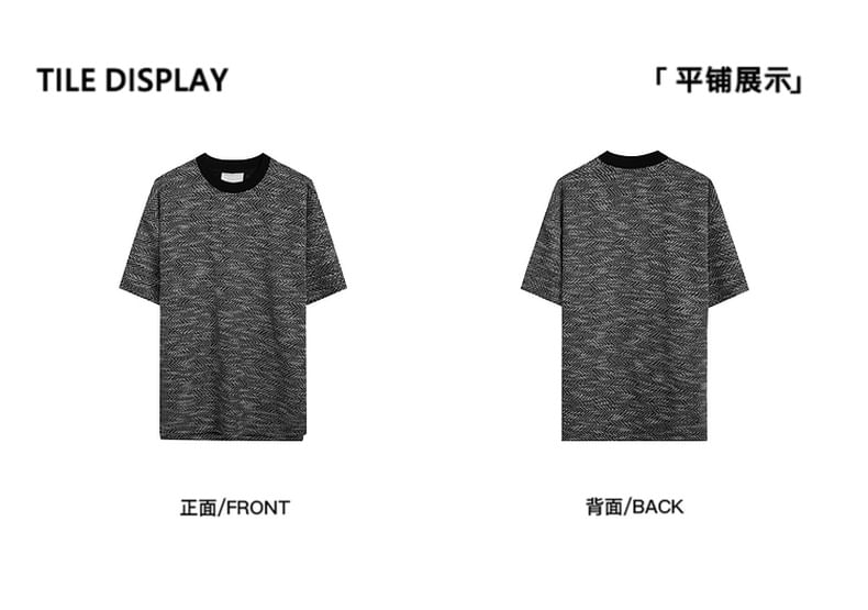 Remeefa - T-shirt met korte mouwen, ronde hals en print