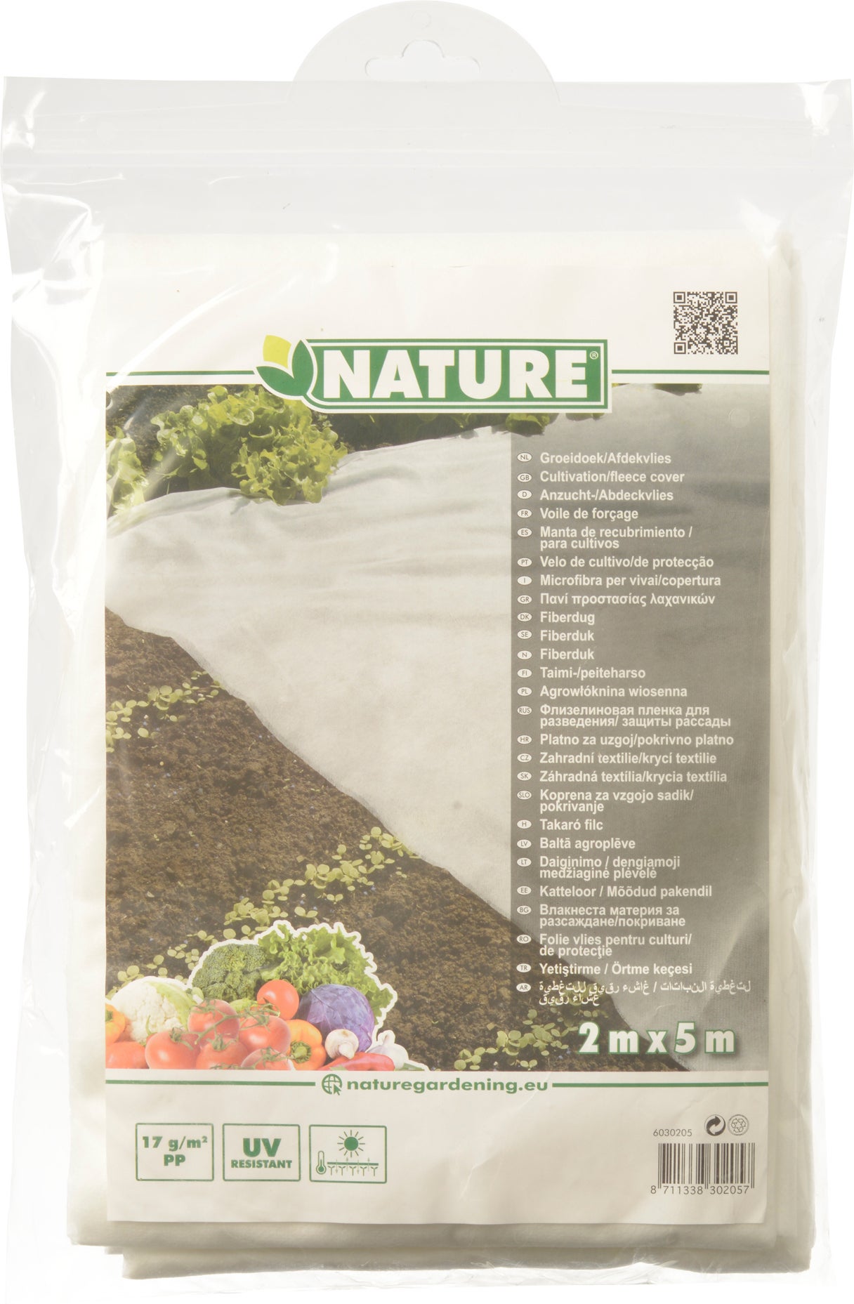 Nature afdekvlies 2 x 5 m
