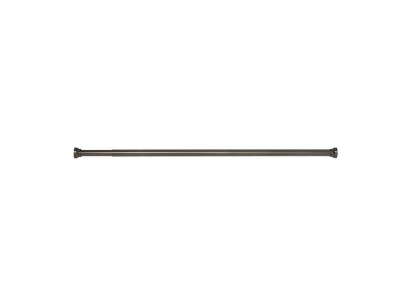 spirella Duschvorhangstange Kreta 125/220 x 2.1 cm, Titan b Duschvorhangs-Stange ohne Bohren