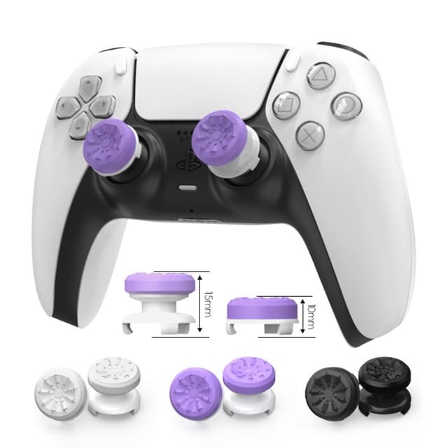 2 stk Thumb Grip Finger Grip til Sony PlayStation 5/4 8BitDo Joystick Silikone