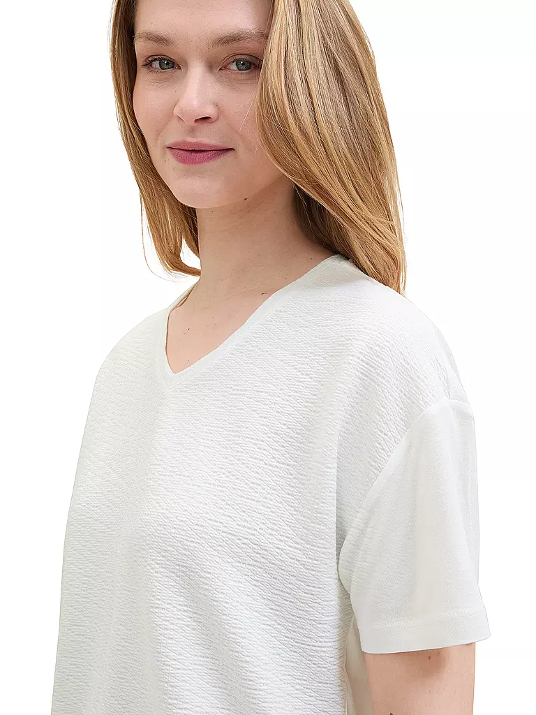 TOM TAILOR T-Shirt  weiss