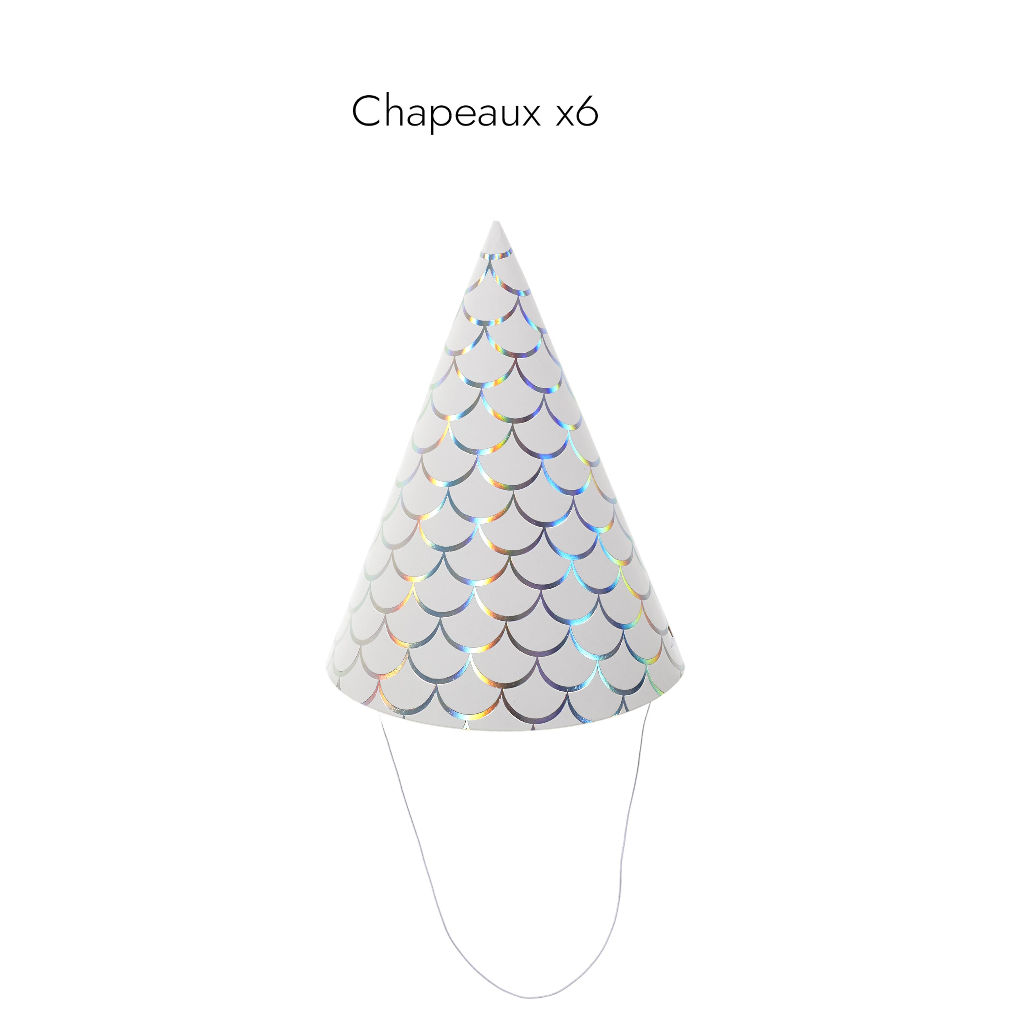 BOITE ANNIVERSAIRE SIRENE 53 PIECES