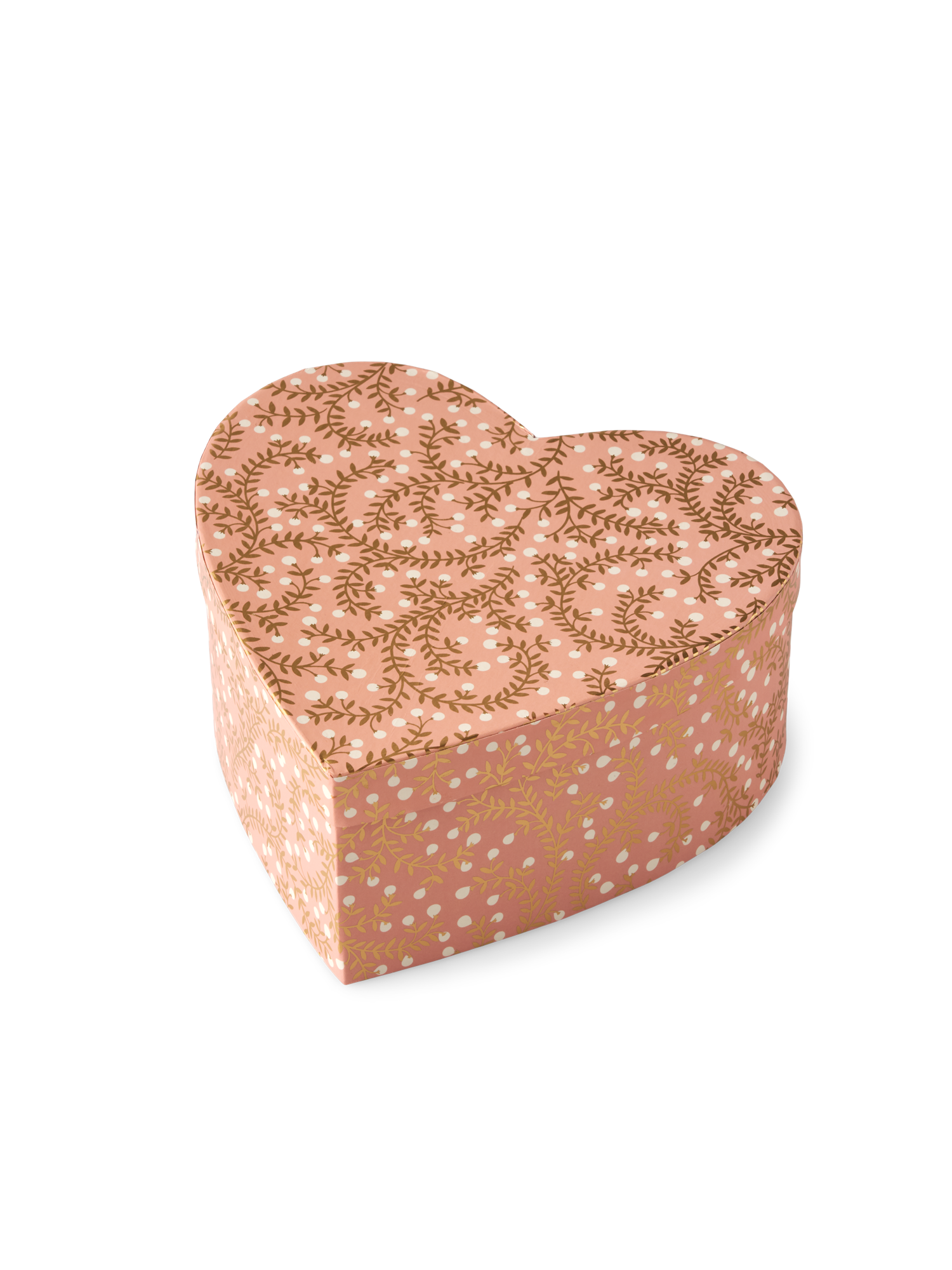 Gaveæske | Papir. 17,6 x 17,6 x 7,7 cm. | Dusty Rose