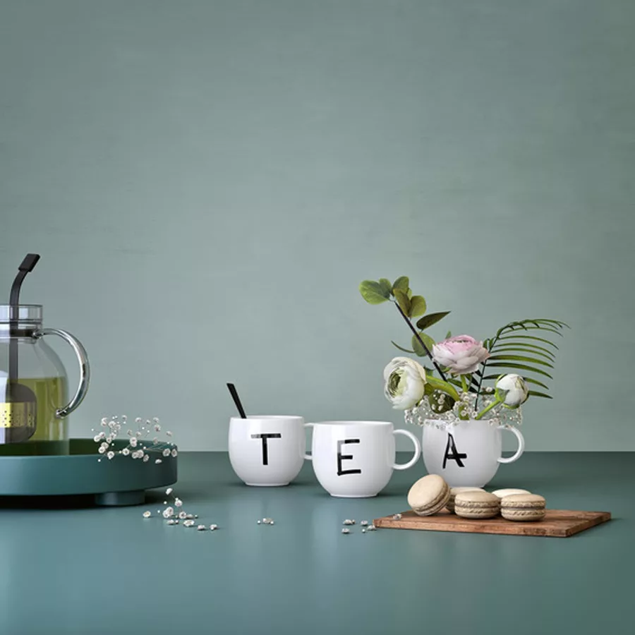 Villeroy & Boch Kaffeebecher Letters 330 ml weiß