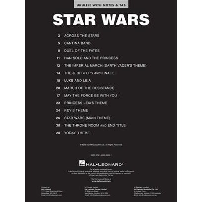 Hal Leonard Starwars Episode VII songbook voor ukelele