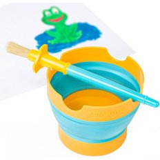 Gobelet Noris junior, turquoise/jaune soleil