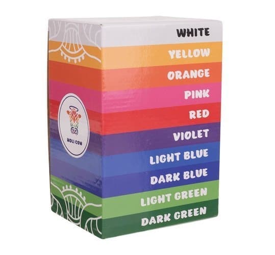 Holi Fargepulver / Festival Pulver - 10x100g