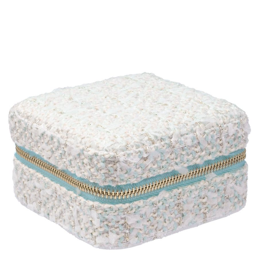 DARK Tweed Jewellery Box Mini Teal