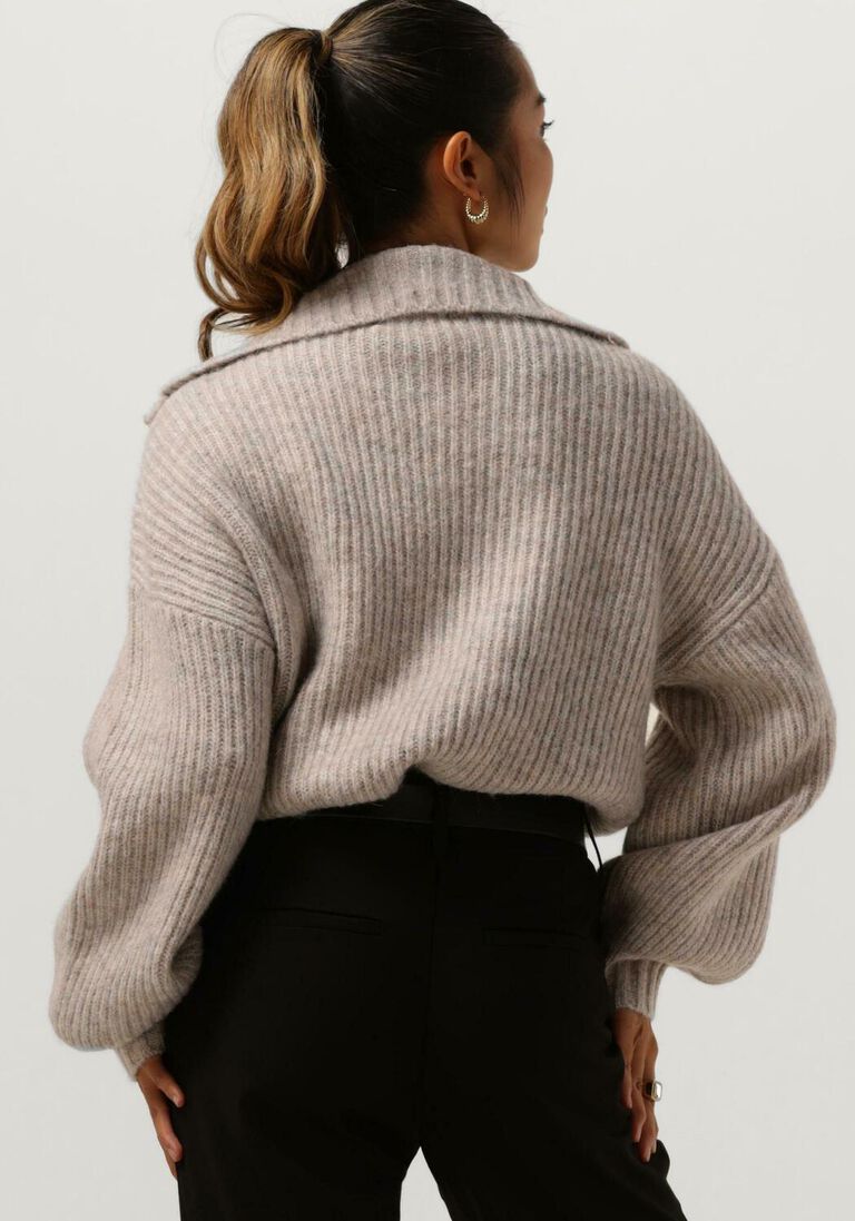 SIMPLE beige simple trui knit-rc-pl-23-1
