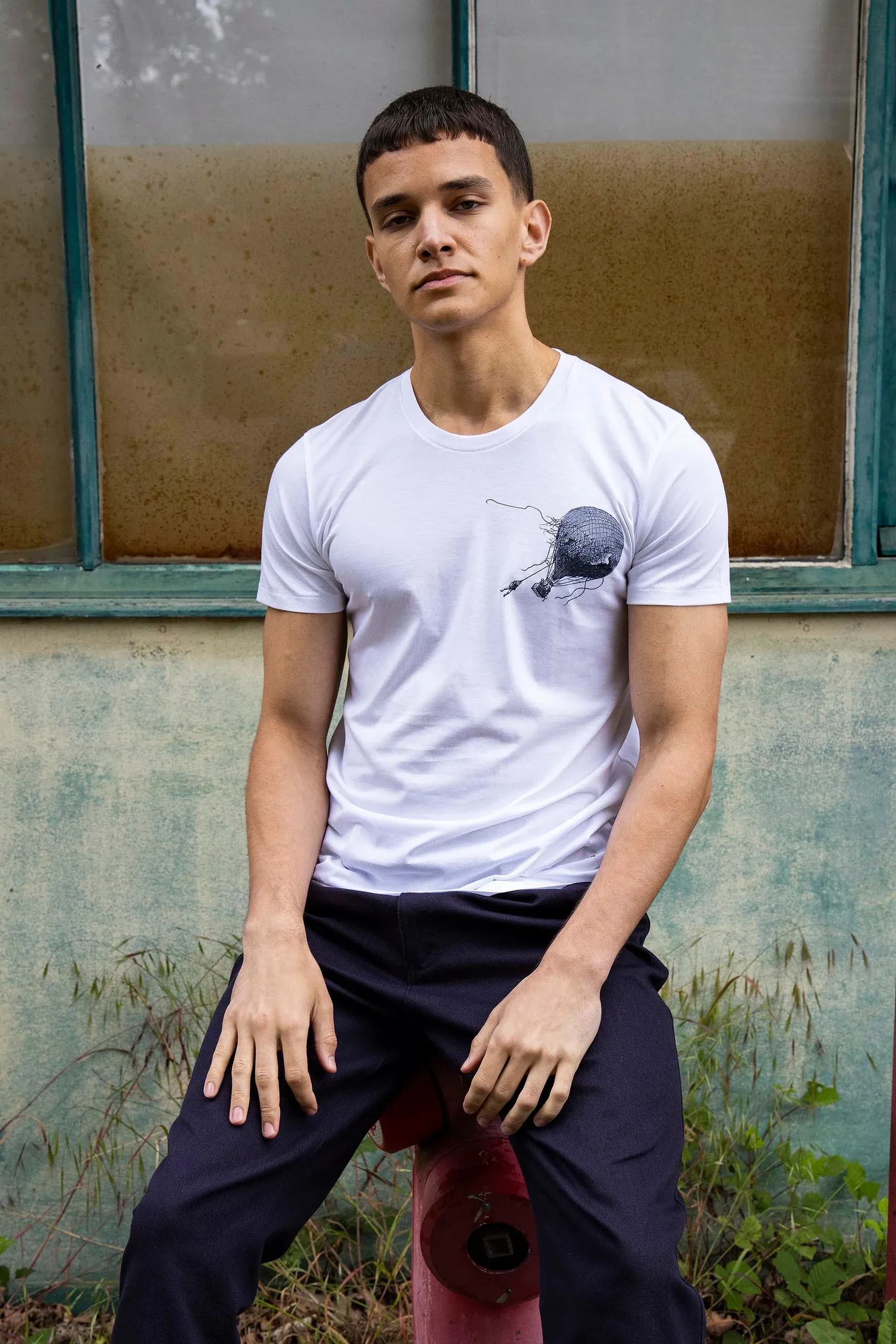 T-Shirt imprimé montgolfière Misericordia