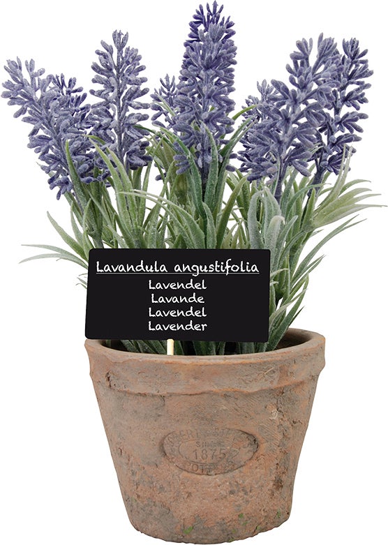 Esschert Design kunstplant Lavendel in pot D 16,2 H 17,5 cm