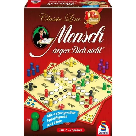 Schmidt Spiele Mensch ärgere Dich nicht® mit großen Spielfiguren