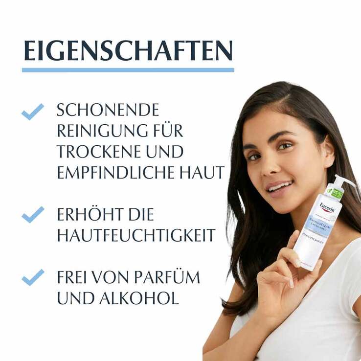 Eucerin Dermatoclean Hyaluron Reinigungsmilch, 200 ml