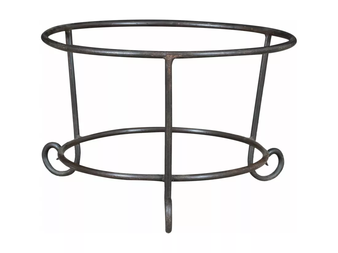 BISCOTTINI Support de Plantes - Fonte avec Finition Antique - Porte-Fleurs - Intérieur et Extérieur - Jardinière - Jardin - Salon - Salle à Manger - Présentoir - Décoratif - 30x45x45 cm