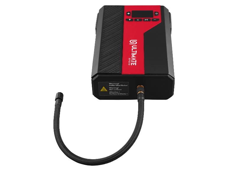 4-in-1 powerbank met compressor