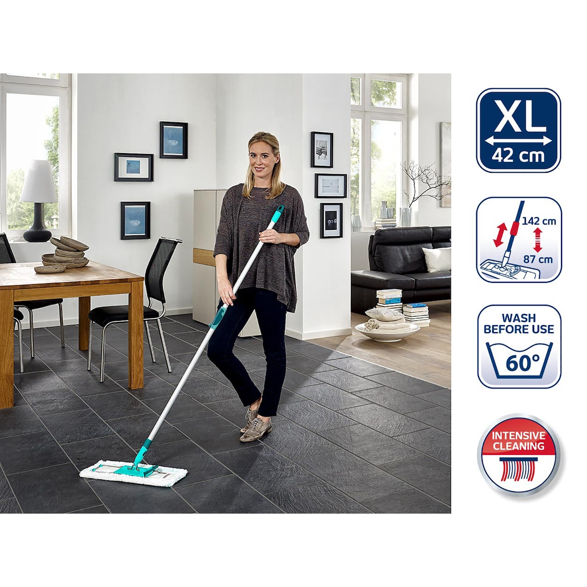 Leifheit Profi XL micro duo White/Green