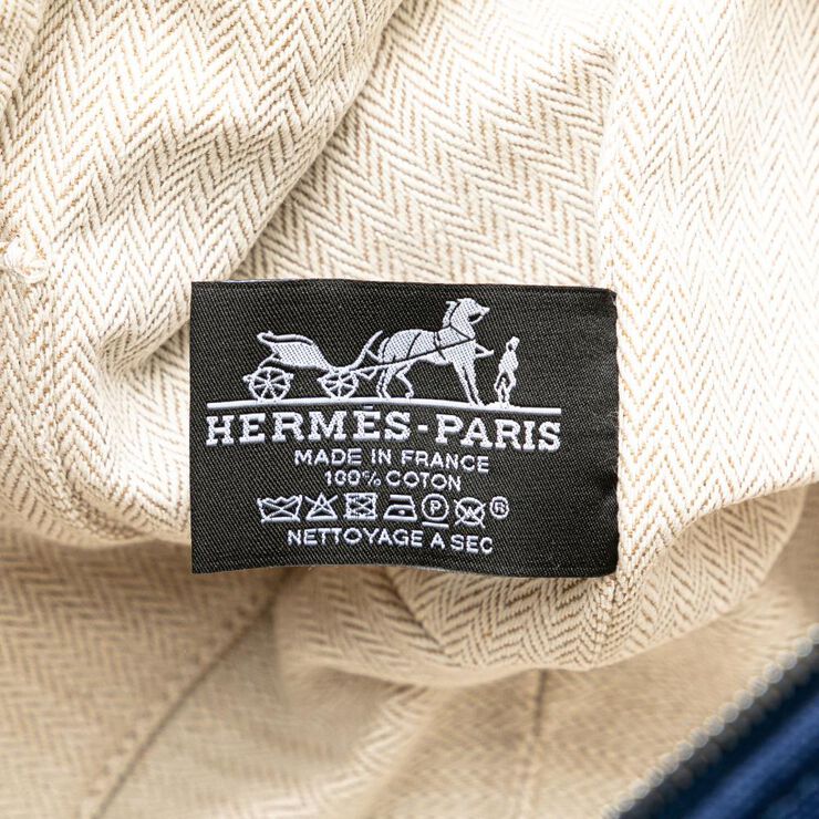 Hermès Vintage Hermes Pouch Blue