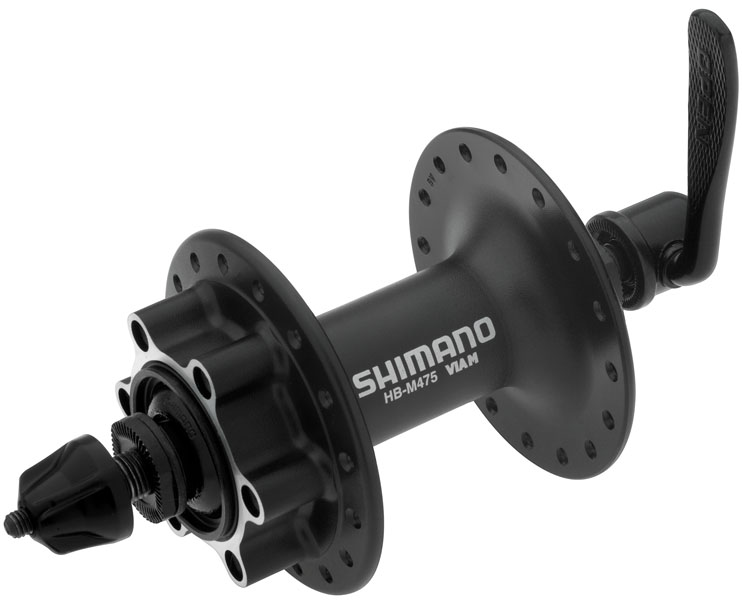 Shimano Fornav for Skivebremse 32H 6 bolte 100mm sort