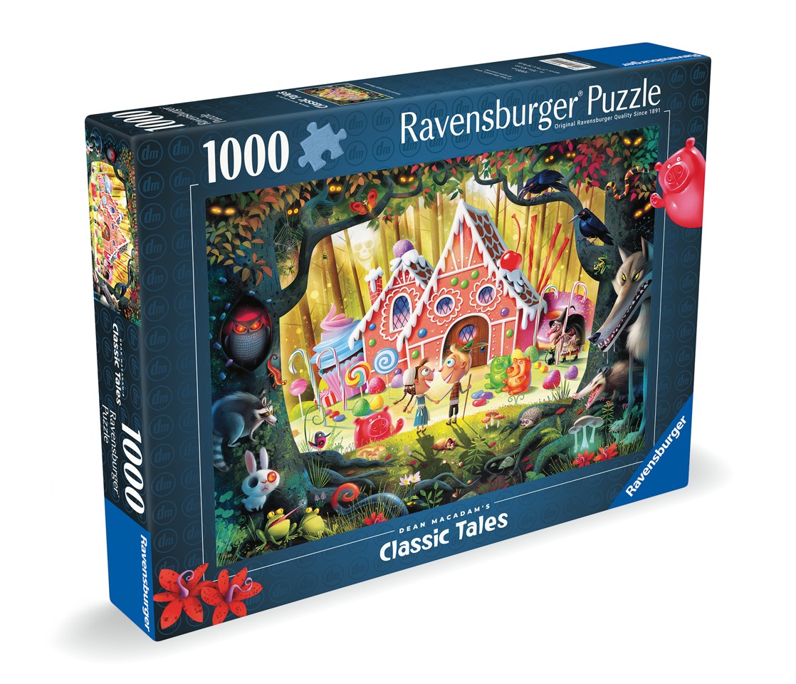 Ravensburger - Puslespil Hansel and Gretel Beware 1000 brikker