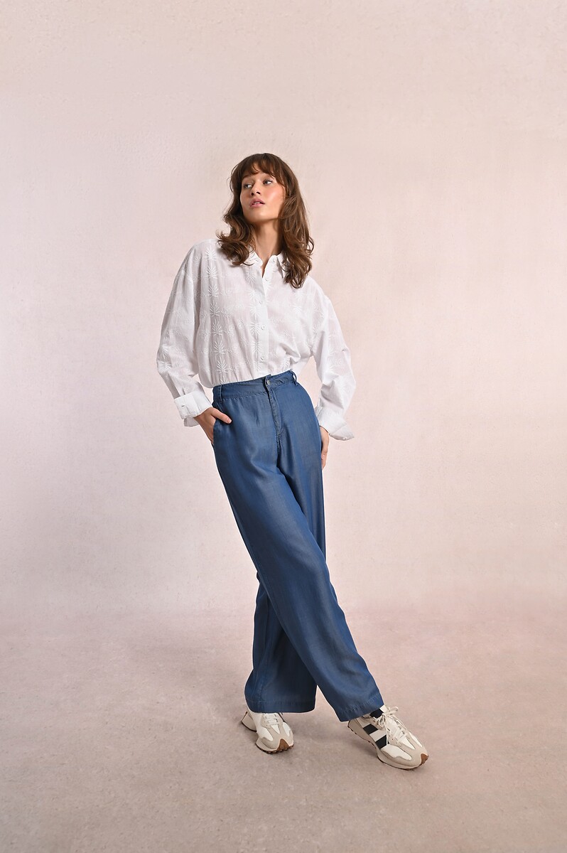 MOLLY BRACKEN<br>Calças jeans de pernas largas