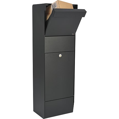 Allux pakkepostkasse model grundform - antracit